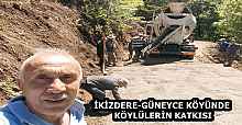 İKİZDERE-GÜNEYCE KÖYÜNDE KÖYLÜLERİN KATKISI