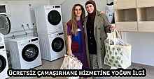 ÜCRETSİZ ÇAMAŞIRHANE HİZMETİNE YOĞUN İLGİ