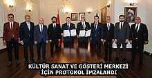 KÜLTÜR SANAT VE GÖSTERİ MERKEZİ İÇİN PROTOKOL İMZALANDI