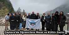 Çaykara’da Öğrencilere Moral ve Kültür Gezisi