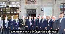 BAKAN BAK’TAN BÜYÜKŞEHİR’E ZİYARET