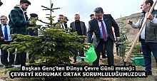 Başkan Genç'ten Dünya Çevre Günü mesajı: ÇEVREYİ KORUMAK ORTAK SORUMLULUĞUMUZDUR
