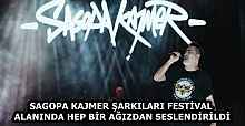 SAGOPA KAJMER ŞARKILARI FESTİVAL ALANINDA HEP BİR AĞIZDAN SESLENDİRİLDİ