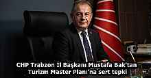 CHP Trabzon İl Başkanı Mustafa Bak'tan Turizm Master Planı'na sert tepki