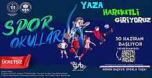 BÜYÜKŞEHİR'İN YAZ SPOR OKULLARI İÇİN GERİ SAYIM BAŞLADI