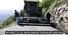 AKÇAABAT’TA YOL BAKIM ONARIM ÇALIŞMALARI SÜRÜYOR