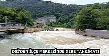 DSİ’DEN İLÇE MERKEZİNDE DERE TAHKİMATI