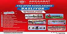 AKÇAABAT BELEDİYESİ YAZ SPOR KURSLARI BAŞLIYOR
