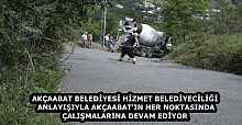 AKÇAABAT BELEDİYESİ HİZMET BELEDİYECİLİĞİ ANLAYIŞIYLA AKÇAABAT'IN HER NOKTASINDA ÇALIŞMALARINA DEVAM EDİYOR