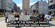 Of’ta 9. Yaz Kültür ve Sanat Festivali İçin Geri Sayım Başladı
