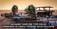 AKÇAABAT SAHİLİNE YENİ SOLUK: MENDİREK VE İSKELE YENİDEN HAYAT BULUYOR