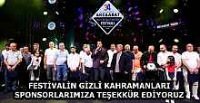 FESTİVALİN GİZLİ KAHRAMANLARI SPONSORLARIMIZA TEŞEKKÜR EDİYORUZ
