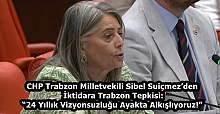 CHP Trabzon Milletvekili Sibel Suiçmez’den İktidara Trabzon Tepkisi: “24 Yıllık Vizyonsuzluğu Ayakta Alkışlıyoruz!”