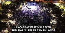 AKÇAABAT FESTİVALİ İÇİN TÜM HAZIRLIKLAR TAMAMLANDI