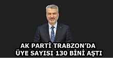 AK PARTİ TRABZON’DA ÜYE SAYISI 130 BİNİ AŞTI