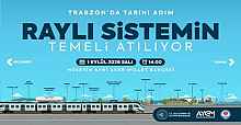 Tarihi gün için geri sayım başladı  RAYLI SİTEMİN TEMELİ AVNİ AKER'DE ATILACAK