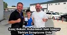 Genç Boksör Muhammet Saki Sünger Türkiye Şampiyonu Oldu