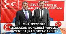 MHP İKİZDERE 15.OLAĞAN KONGRESİ YAPILDI YENİ BAŞKAN OKTAY AKSU