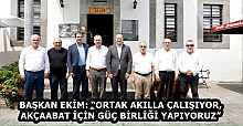 BAŞKAN EKİM: “ORTAK AKILLA ÇALIŞIYOR, AKÇAABAT İÇİN GÜÇ BİRLİĞİ YAPIYORUZ”