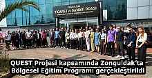 QUEST Projesi kapsamında Zonguldak’ta Bölgesel Eğitim Programı gerçekleştirildi