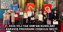2026 YILI YAZ KUR’AN KURSLARI KAPANIŞ PROGRAMI COŞKULU GEÇTİ