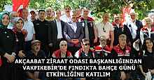 AKÇAABAT ZİRAAT ODASI BAŞKANLIĞINDAN VAKFIKEBİR’DE FINDIKTA BAHÇE GÜNÜ ETKİNLİĞİNE KATILIM
