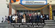 AKÇAABAT’TA DERS ZİLİ ÇALDI, YENİ EĞİTİM YILI BAŞLADI