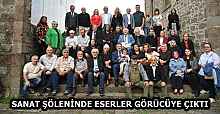 SANAT ŞÖLENİNDE ESERLER GÖRÜCÜYE ÇIKTI