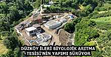 DÜZKÖY İLERİ BİYOLOJİK ARITMA TESİSİ'NİN YAPIMI SÜRÜYOR 