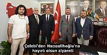 Çelebi'den Hacısalihoğlu'na hayırlı olsun ziyareti