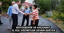 BÜYÜKŞEHİR VE AKÇAABAT EL ELE, HİZMETLER DEVAM EDİYOR
