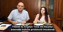 TESOB ile English Time Dil Okulları arasında indirim protokolü imzalandı