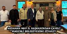 ARDAHAN MHP İL BAŞKANINDAN ÇAYELİ-MADENLİ BELEDİYESİNE ZİYARET