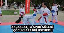 AKÇAABAT’TA SPOR ŞÖLENİ ÇOCUKLARI BULUŞTURDU