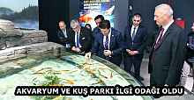 AKVARYUM VE KUŞ PARKI İLGİ ODAĞI OLDU