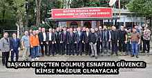 BAŞKAN GENÇ’TEN DOLMUŞ ESNAFINA GÜVENCE: KİMSE MAĞDUR OLMAYACAK