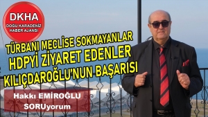 Türbanı Meclise Sokmayanlar- HDP’yi Ziyaret Edenler- Fikri Sağlar- Hakkı EMİROĞLU ile SORUyorum!