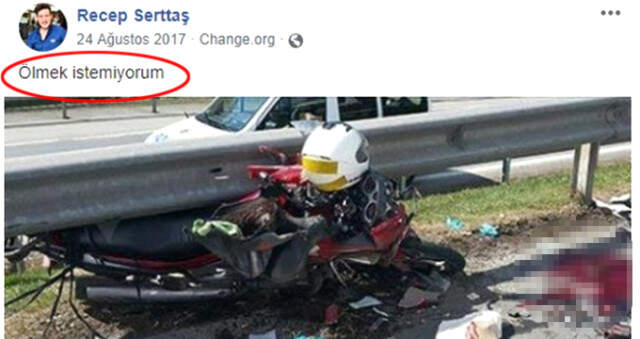 Burdur'da, 'Ölmek İstemiyorum' Paylaşımı Yapan Motosiklet Tutkunu Genç, Bariyere Çarparak Can Verdi