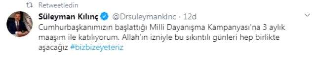 Cumhurbaşkanı Erdoğan'ın başlattığı kampanyaya destek yağdı Cumhurbaşkanı Erdoğan'ın başlattığı kampanyaya destek yağdı