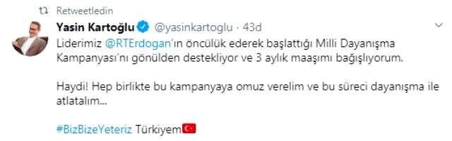 Cumhurbaşkanı Erdoğan'ın başlattığı kampanyaya destek yağdı Cumhurbaşkanı Erdoğan'ın başlattığı kampanyaya destek yağdı