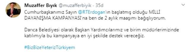 Cumhurbaşkanı Erdoğan'ın başlattığı kampanyaya destek yağdı Cumhurbaşkanı Erdoğan'ın başlattığı kampanyaya destek yağdı