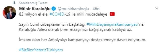 Cumhurbaşkanı Erdoğan'ın başlattığı kampanyaya destek yağdı Cumhurbaşkanı Erdoğan'ın başlattığı kampanyaya destek yağdı