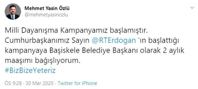Cumhurbaşkanı Erdoğan'ın başlattığı kampanyaya destek yağdı Cumhurbaşkanı Erdoğan'ın başlattığı kampanyaya destek yağdı