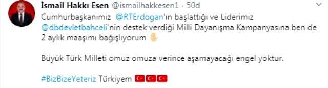Cumhurbaşkanı Erdoğan'ın başlattığı kampanyaya destek yağdı Cumhurbaşkanı Erdoğan'ın başlattığı kampanyaya destek yağdı