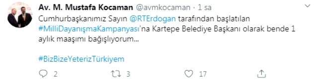 Cumhurbaşkanı Erdoğan'ın başlattığı kampanyaya destek yağdı Cumhurbaşkanı Erdoğan'ın başlattığı kampanyaya destek yağdı