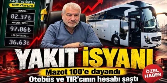Mazot 100’e dayandı, Otobüs ve TIR’cının Hesabı Şaştı; Yakıt İsyanı