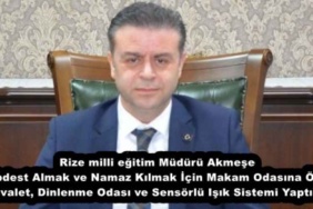 rize_milli_egitim_muduru_akmese_abdest_almak_ve_namaz_kilmak_icin_makam_odasina_ozel_tuvalet_dinlenme_odasi_ve_sensorlu_isik_sistemi_yaptirdi_h53569_42b08