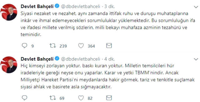 Son Dakika! Bahçeli'den Erdoğan'ın Af Çıkışına Yanıt: Partimizi Töhmet Altında Bırakmak Doğru Değil