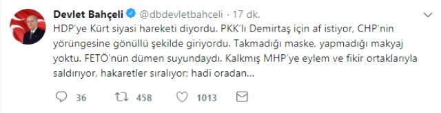 Son Dakika! Bahçeli'den Terör Örgütü PKK'ya Zehir Zemberek Sözler: İnim İnim İnleyeceksiniz