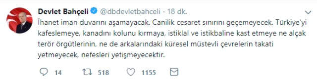Son Dakika! Bahçeli'den Terör Örgütü PKK'ya Zehir Zemberek Sözler: İnim İnim İnleyeceksiniz